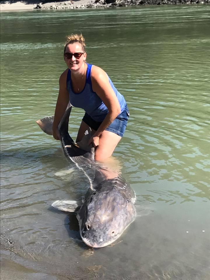 jess-with-9-foot-sturgeon